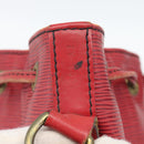 LOUIS VUITTON Epi Petit Noe Shoulder Bag Red M44107 LV Auth 186393-12