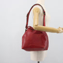 LOUIS VUITTON Epi Petit Noe Shoulder Bag Red M44107 LV Auth 186393-22