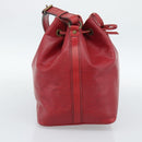 LOUIS VUITTON Epi Petit Noe Shoulder Bag Red M44107 LV Auth 186393-3