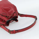 LOUIS VUITTON Epi Petit Noe Shoulder Bag Red M44107 LV Auth 186393-7