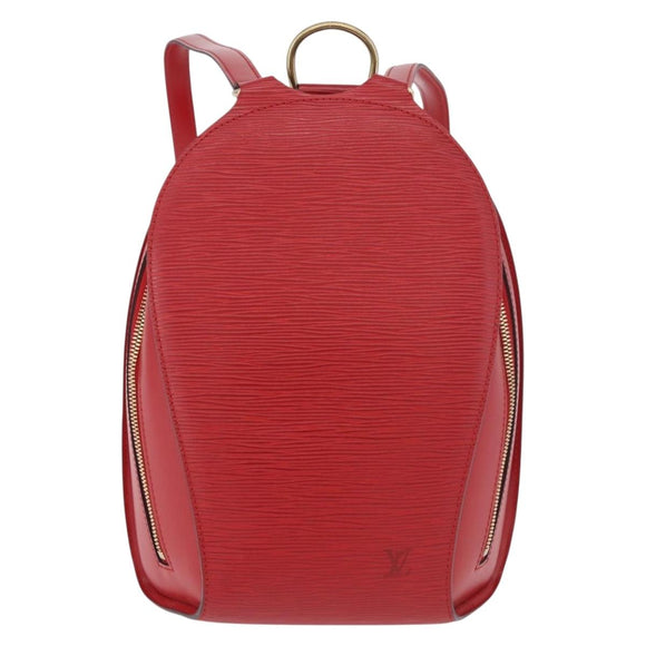 LOUIS VUITTON Epi Mabillon Backpack Castilian Red M52237 LV Auth 186394