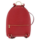 LOUIS VUITTON Epi Mabillon Backpack Castilian Red M52237 LV Auth 186394-2