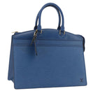 LOUIS VUITTON Epi Riviera Hand Bag Blue M48185 LV Auth 186396-1