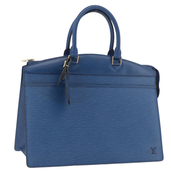 LOUIS VUITTON Epi Riviera Hand Bag Blue M48185 LV Auth 186396