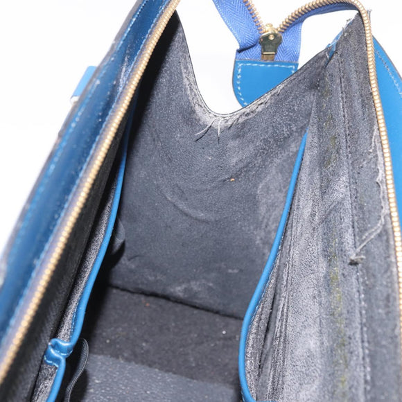 LOUIS VUITTON Epi Riviera Hand Bag Blue M48185 LV Auth 186396