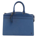 LOUIS VUITTON Epi Riviera Hand Bag Blue M48185 LV Auth 186396-13