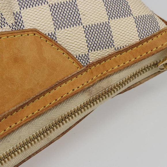 LOUIS VUITTON Damier Azur Siracusa PM Shoulder Bag N41113 LV Auth 186399