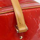 LOUIS VUITTON Monogram Vernis Sutton Hand Bag Red Rouge M91080 LV Auth 186400-9