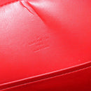 LOUIS VUITTON Monogram Vernis Sutton Hand Bag Red Rouge M91080 LV Auth 186400-18
