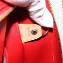 LOUIS VUITTON Monogram Vernis Sutton Hand Bag Red Rouge M91080 LV Auth 186400-12