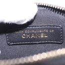 CHANEL Matelasse Chain Shoulder Bag Tweed Black Gold CC Auth 186402M-23