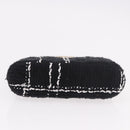 CHANEL Matelasse Chain Shoulder Bag Tweed Black Gold CC Auth 186402M-5
