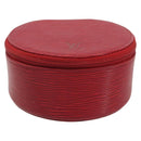 LOUIS VUITTON Epi Ecrin Bijoux 12 Jewelry Box Red M48207 LV Auth 186404-13
