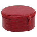 LOUIS VUITTON Epi Ecrin Bijoux 12 Jewelry Box Red M48207 LV Auth 186404-2