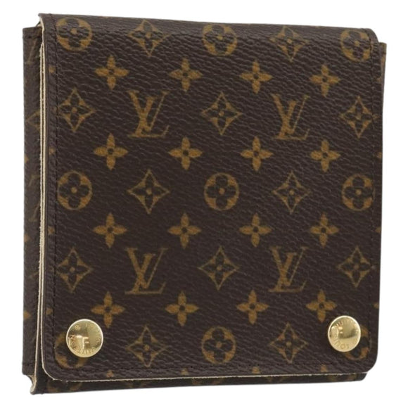 LOUIS VUITTON Monogram Jewelry case Jewelry Box LV Auth 186405V
