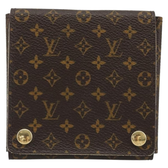 LOUIS VUITTON Monogram Jewelry case Jewelry Box LV Auth 186405V