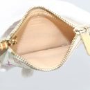 LOUIS VUITTON Monogram Multicolor Pochette Cles Purse White M92655 Auth 186408-11