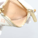 LOUIS VUITTON Monogram Multicolor Pochette Cles Purse White M92655 Auth 186408-17
