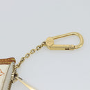 LOUIS VUITTON Monogram Multicolor Pochette Cles Purse White M92655 Auth 186408-6