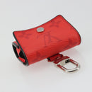 LOUIS VUITTON Tiger Lama Monogram Earphone case Red M77284 Auth 186410M-10