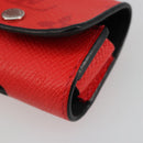 LOUIS VUITTON Tiger Lama Monogram Earphone case Red M77284 Auth 186410M-12