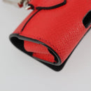 LOUIS VUITTON Tiger Lama Monogram Earphone case Red M77284 Auth 186410M-15