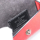 LOUIS VUITTON Tiger Lama Monogram Earphone case Red M77284 Auth 186410M-18