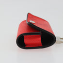 LOUIS VUITTON Tiger Lama Monogram Earphone case Red M77284 Auth 186410M-9
