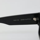 LOUIS VUITTON LV Crush Pearl & Strass Sunglasses plastic Z2396E LV Auth 186416M-16