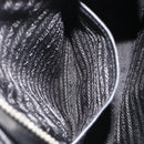 PRADA Hand Bag Leather Black Silver Auth 186430A-24