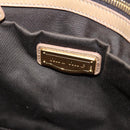 Miu Miu Hand Bag Leather Beige Gold Auth 186439V-19