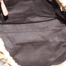 Miu Miu Hand Bag Leather 2way Beige Gold Auth 186441V-11