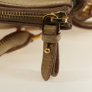Miu Miu Hand Bag Leather 2way Beige Gold Auth 186442SAM-23