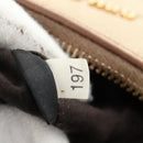 Miu Miu Hand Bag Leather 2way Beige Gold Auth 186442SAM-11