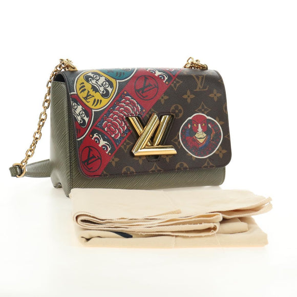 LOUIS VUITTON Monogram Kabuki Twist MM Shoulder Bag M67270 LV Auth 186444SAM