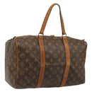 LOUIS VUITTON Monogram Sac Souple 35 Boston Bag M41626 LV Auth 186451-1