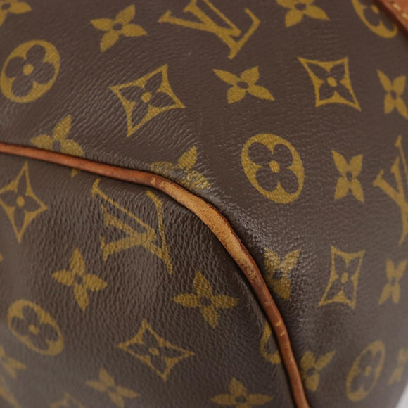 LOUIS VUITTON Monogram Sac Souple 35 Boston Bag M41626 LV Auth 186451