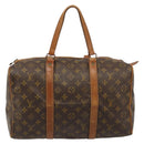 LOUIS VUITTON Monogram Sac Souple 35 Boston Bag M41626 LV Auth 186451-13