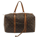LOUIS VUITTON Monogram Sac Souple 35 Boston Bag M41626 LV Auth 186451-2