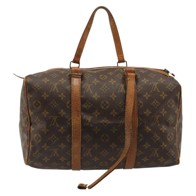LOUIS VUITTON Monogram Sac Souple 35 Boston Bag M41626 LV Auth 186451 - 0