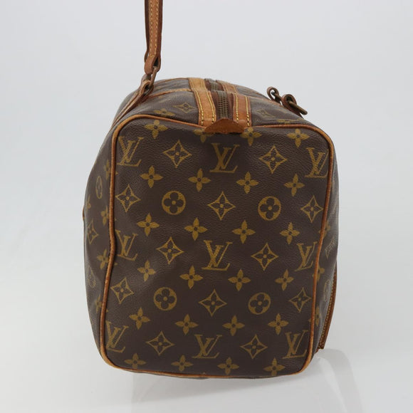 LOUIS VUITTON Monogram Sac Souple 35 Boston Bag M41626 LV Auth 186451