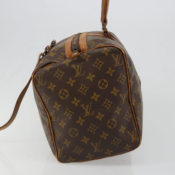 LOUIS VUITTON Monogram Sac Souple 35 Boston Bag M41626 LV Auth 186451