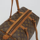 LOUIS VUITTON Monogram Sac Souple 35 Boston Bag M41626 LV Auth 186451-6