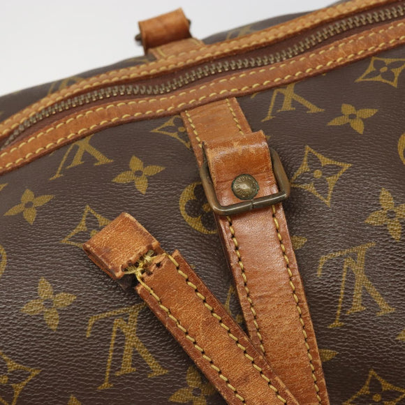 LOUIS VUITTON Monogram Sac Souple 35 Boston Bag M41626 LV Auth 186451
