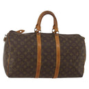 LOUIS VUITTON Monogram Keepall 45 Boston Bag M41428 LV Auth 186452-1