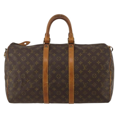LOUIS VUITTON Monogram Keepall 45 Boston Bag M41428 LV Auth 186452 - 0