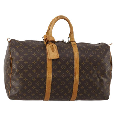 LOUIS VUITTON Monogram Keepall 50 Boston Bag M41426 LV Auth 186453