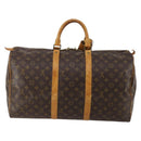 LOUIS VUITTON Monogram Keepall 50 Boston Bag M41426 LV Auth 186453-2