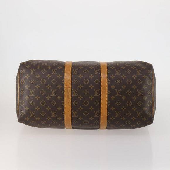 LOUIS VUITTON Monogram Keepall 50 Boston Bag M41426 LV Auth 186453