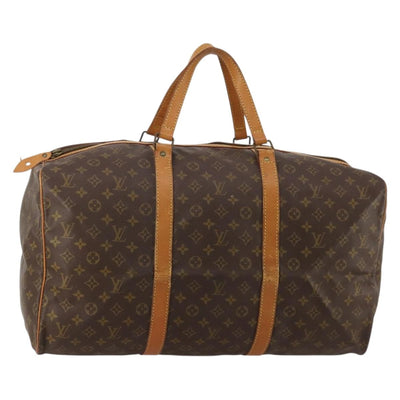 LOUIS VUITTON Monogram Sac Souple 55 Boston Bag M41622 LV Auth 186454